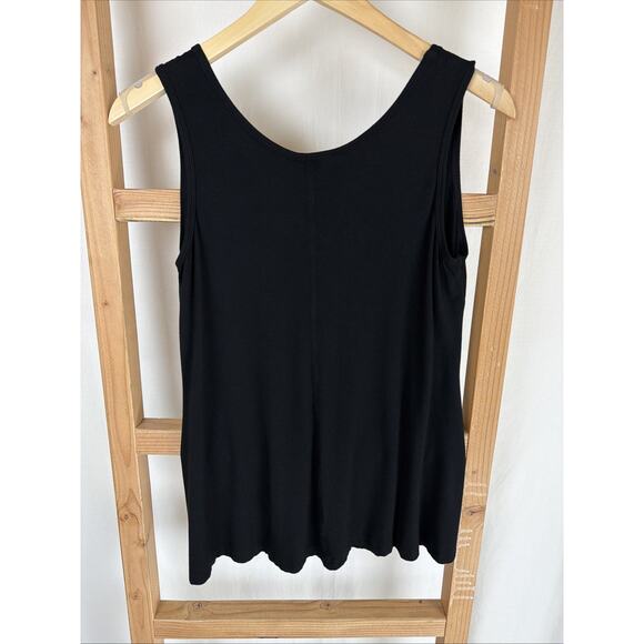 NWT Kleen Black Round Neck Swing Tank Top #0839 Size SMALL - Picture 3 of 4